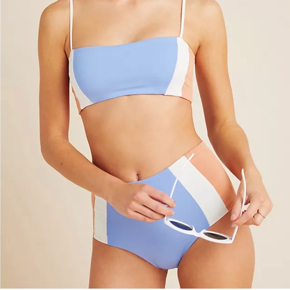 L Space Rebel Heart/Portia Girl High Waisted Bikini Set Size Small